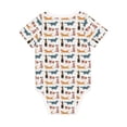thumbnail image 6 of Rocae Dogs Pug for Baby Cotton Short-Sleeve Bodysuits for Unisex Onesies Bodysuit-2 Years, 6 of 7
