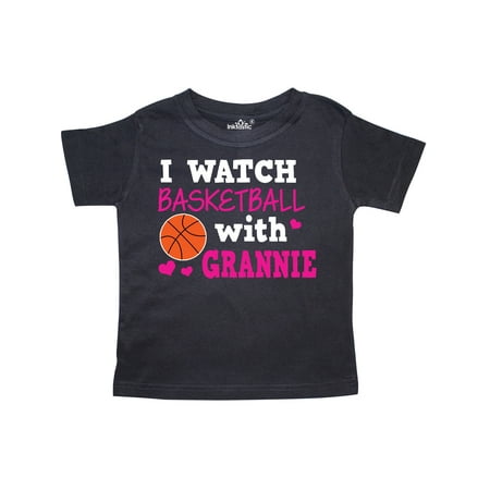 

Inktastic I Watch Basketball with Grannie Gift Toddler Toddler Girl T-Shirt