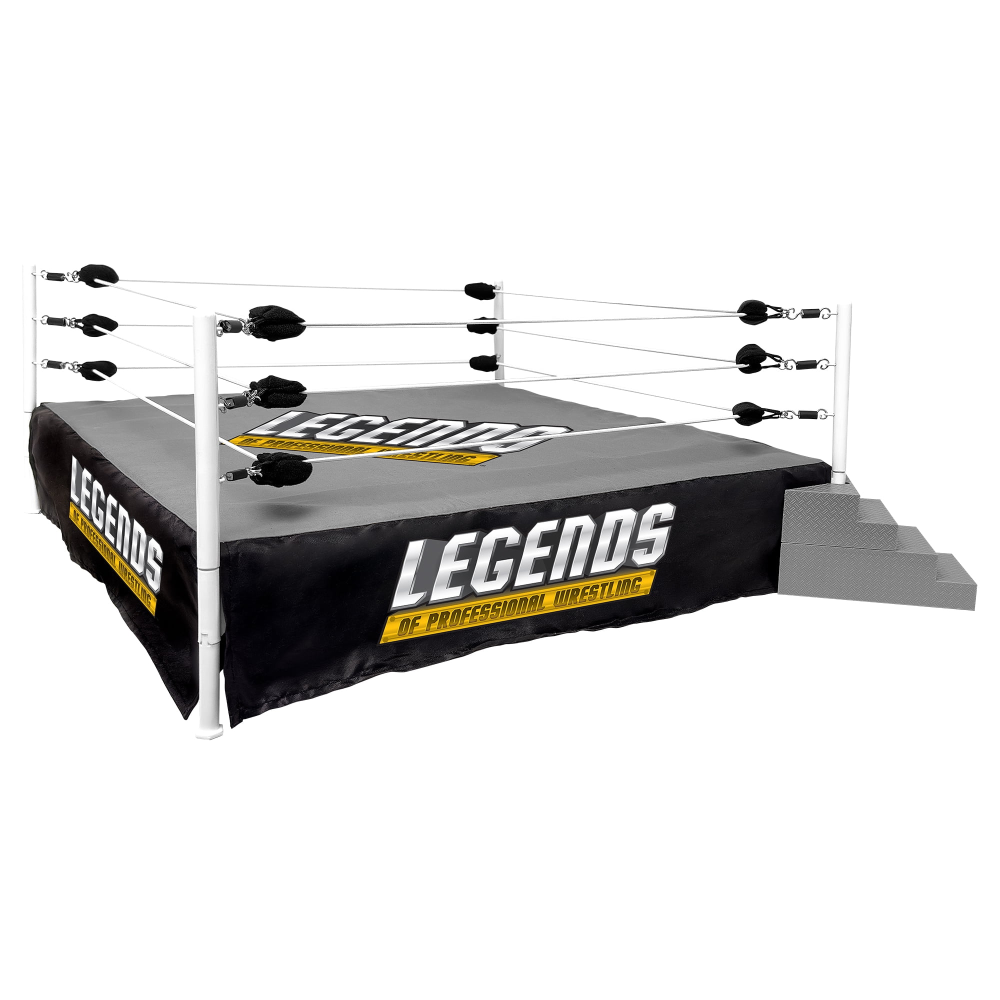 スポーツ WWE WCW Elite Ultimate Ring + Bischoff WWE Ultimate Edition WCW Monday Nitro Ring w/ Eric Bischoff