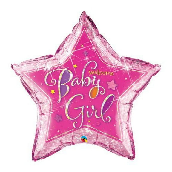 Burton & Burton 36" Welcome Baby Girl Balloon