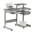 thumbnail image 2 of Techni Mobili Complete Computer Workstation Desk with Scratch Resistant Steel Legs, Gray RTA-2706A-GRY, 2 of 11