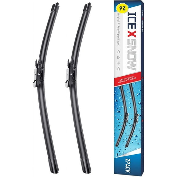 26" 26" Windshield Wiper Blades Fit for Ford Fusion 2020 2019 2018 2017 2016 2015 2014 2013 Audi Q7 03/06-08/15 Original Equipment Replacment Set(Pack of 2) Pinch Tab