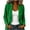 Green, variant on Blazer Jackets for Women Fashionable Casual Commuter Long Sleeve Blazer