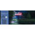 thumbnail image 6 of 7FT Flag Pole with 5 Pronges Base in Ground with Solar Light for Yard, Tangle Free Spinning Stainless Steel, Extra Thick Windproof Flag Poles for 4x6 USA Flag | Outside House & Garden Decor, 6 of 9