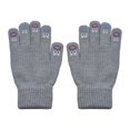 thumbnail image 2 of Guantes de Invierno Yinane Térmicos Elásticos con Pantalla Táctil Gris, 2 of 8