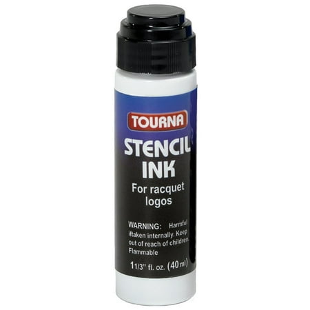 Tourna Racquet String Stencil Ink Tennis Racquetball Squash 1 1/2Oz Bottle