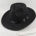 thumbnail image 5 of Huanledash Unisex Hat Safe Fashion Universal Wide Brim Panama Hat for Summer, 5 of 8