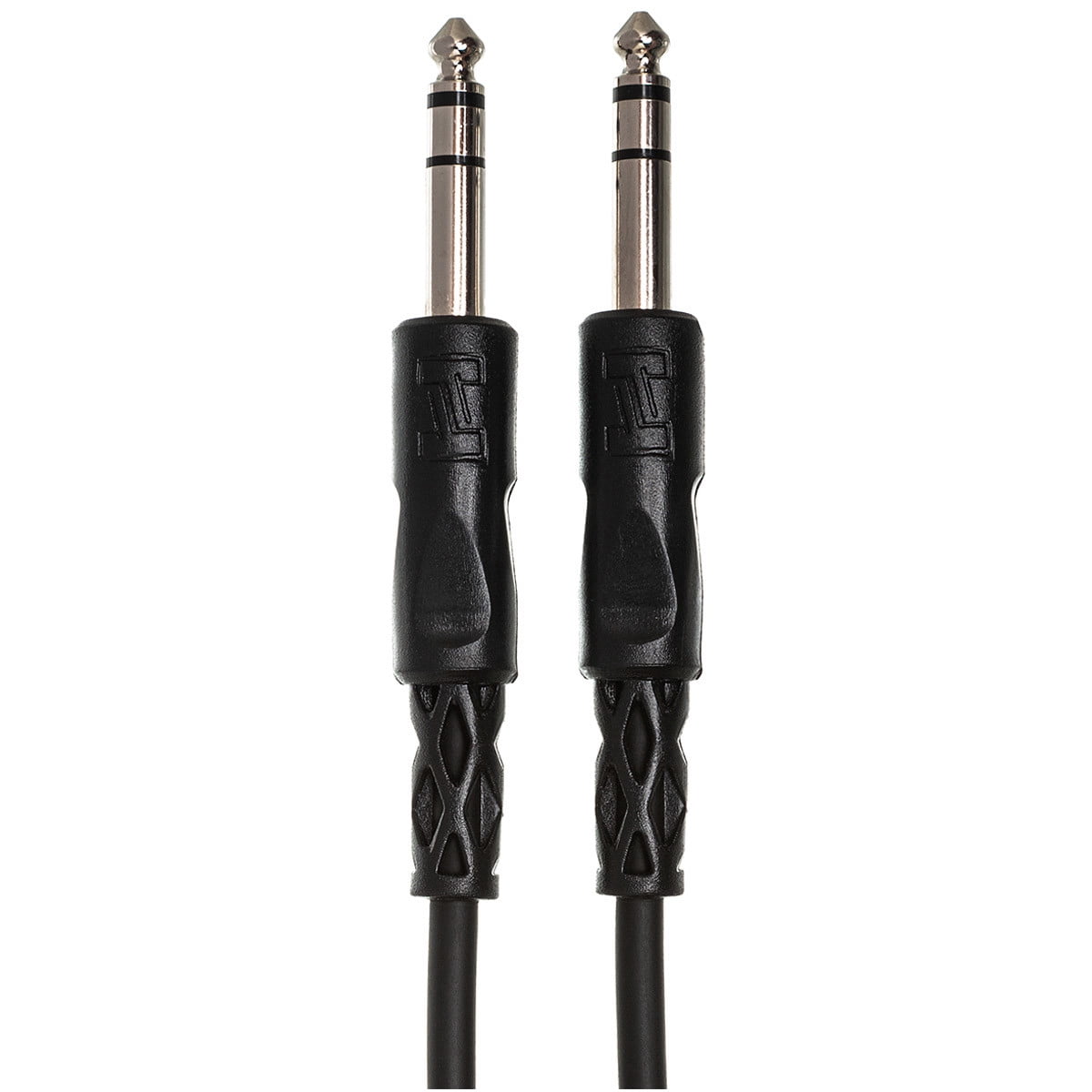 Hosa Technology 2x Stereo 1/4" Male Phone to 1/4" Male Phone TRS Cable, 15'