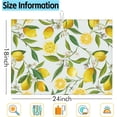 thumbnail image 2 of Large Dish Drying Mat for Kitchen Counter,18"X24" Lemon and Flowers Super Absorbent Reversible Microfiber Dish Drying Mat Dish Drainer Mat,Dishes Mat Drying Pad for Kitchen Countertop Coffee Bar, 2 of 7
