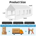 thumbnail image 7 of Party Tent, Outdoor Wedding Event Shelters, Heavy Duty Steel Canopy with Removable Sidewall Windows for Commercial and Parties, 7 of 7