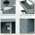 thumbnail image 5 of 1.2" Thick Durable Top - Magnetic Door for Wind Resistance - In Outdoor Spaces - Features Removable Handle, 5 of 5