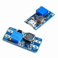 thumbnail image 3 of HUGFEGWE #fepart 5pcs/lot MT3608 2A Max DC-DC Step Up Power Module Booster Power Module for - (Color: NO USB) #fepart301343 CJB91-109209, 3 of 4