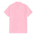 thumbnail image 4 of Big and Tall Hawaiian Shirt for Men Tropical Floral Beach Shirts Short Sleeve Casual Button Down Shirt 2026 Pink 3XL, 4 of 5