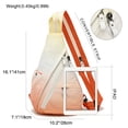 thumbnail image 5 of KL928 Canvas Sling Bag for Women Sling Backpack Crossbody Shoulder Bag for Men Small Backpack, 5 of 7