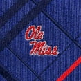 thumbnail image 2 of Mississippi Rebels Royal Blue Oxford Woven Silk Tie, 2 of 2