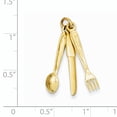thumbnail image 2 of Couteau, Fourchette et Cuillère en Or Jaune 14K, 2 of 2