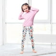 thumbnail image 5 of joogoo Girls' Leggings Gnome Christmas Yoga Pants 7-8T, 5 of 8