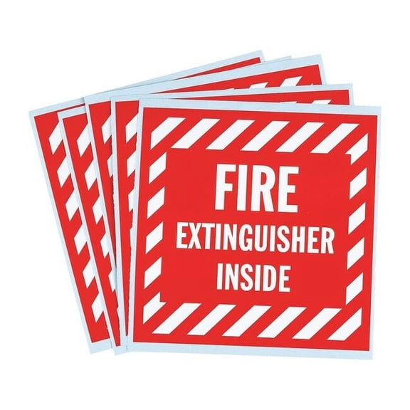 Brady Vinyl Label,4 in x 4 in,Vinyl,PK5 SV088E