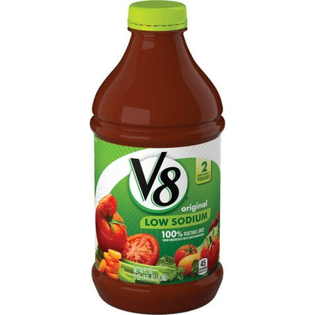 V8 Original Low Sodium 100% Vegetable Juice, 46 oz.