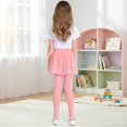thumbnail image 6 of Ruyang Toddler Girls Leggings Star Sequin Decor Mesh Tulle Skirt Leggings Kids Elastic Waist Dance Skirt Pants School Performance Trousers, 6 of 7