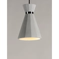 thumbnail image 3 of -7W 1 Led Pendant-7.75 Inches Wide By 10.75 Inches High-Gray/Polished Chrome Finish    -Traditional Installation Et2 Lighting E25036-Gypc, 3 of 10