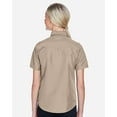 thumbnail image 3 of Harriton M580W Women's Key West Short Sleeve Performance Staff Shirt-Khaki-L, 3 of 3