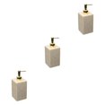 thumbnail image 2 of kurtrusly Practical Pump Bottle Shampoo Dispenser for Home Kitchen Grave 500ml 3Set, 2 of 6