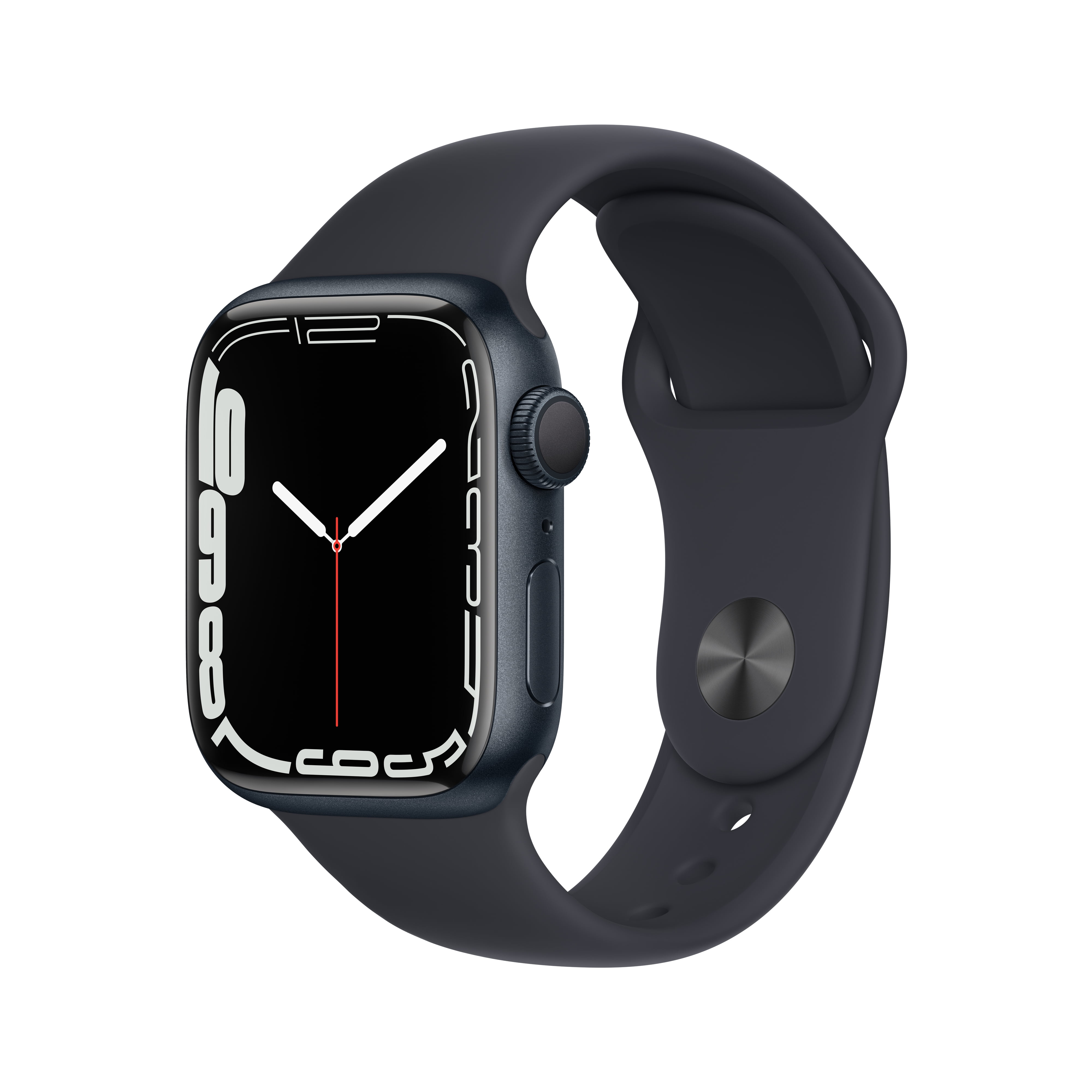 Apple Watch Series 7 GPS, 41mm Midnight Aluminum Case with Midnight