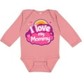 thumbnail image 3 of Inktastic I Love My Mommy Girls Girls Long Sleeve Baby Bodysuit, 3 of 5