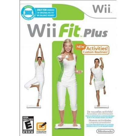 Restored Wii Fit Plus Game The Balance Board Not Included With Manual And Case (Refurbished)