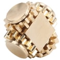 thumbnail image 3 of Hand Gyroscope, Anodized Aviation Aluminum   Pure Brass Gear High  Lathe  For Children For Adults Brass, 3 of 8
