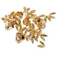 thumbnail image 3 of Cuentas de Aleación con Forma de Flor Soledad Gorro con Borlas Color Oro Paquete de 50 Uds, 3 of 10
