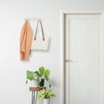 thumbnail image 5 of Unique Bargains 1 Pack Coat Rack Wall Mount Solid Coat Hook for Hanging with 5 Hooks White, 5 of 7