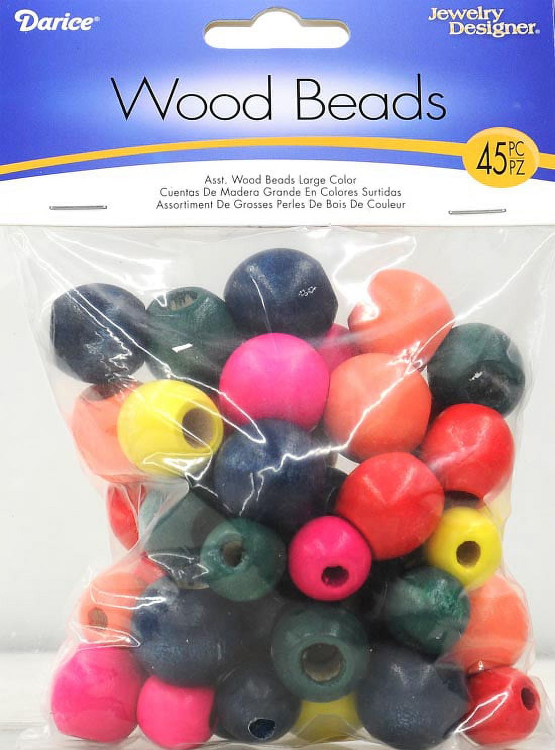 Darice Wood Round Beads