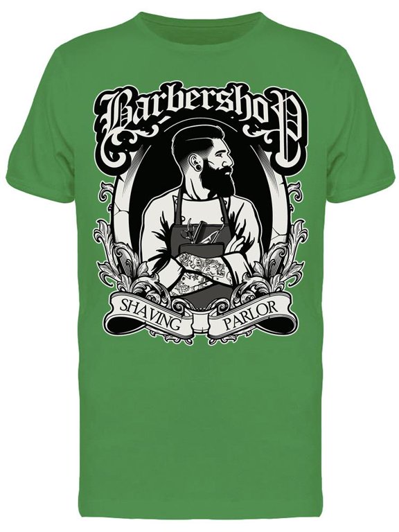Barbershop Shaving Parlor Tee Men's -Image by Shutterstock