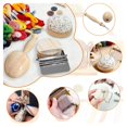 thumbnail image 4 of Mini Darning Loom,Mushroom Knit Patch Kit with 14 Hooks Small Weaving Loom 14 Pcs Large Eye Needles 50 Color Threads for Handcraft DIY Weaving Repair Tool Darning Kit for Beginners Mending Jeans Socks, 4 of 5