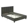 thumbnail image 6 of Desert Fields Rose Tufted Upholstered Platform Bed Frame, Queen, Gray Velvet, 6 of 18