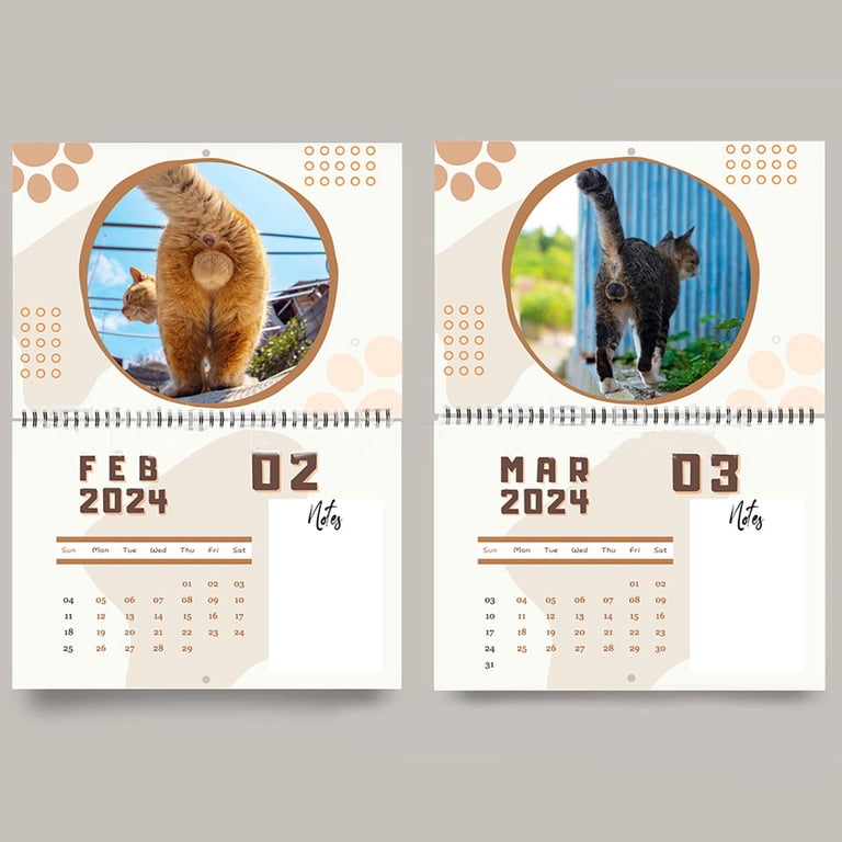 Advent Calendar 2023 2024 Cats Buttholes Calendar Healing Decoration Butt  Calendar Calendar on Clearance - Walmart.com