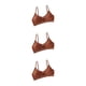 thumbnail image 1 of Minnieouse Sujetador de correa fina copa de tres esquinas sin costuras ahueca hacia fuera sujetadores suaves transpirable sin costura Bralette Type1 NO1, 1 of 6