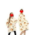 thumbnail image 4 of goowrom Family Cartoon Digital Printing Lamb Wool Warm Hooded Blanket, 4 of 9