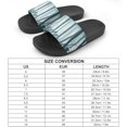 thumbnail image 2 of GZHJMY Stylish Slides for Women Men, Blue Landscape with Silhouettes of Trees Soft Flexible Slip-on Sandals Slippers, 2 of 7