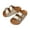 Rose Gold, variant on Boys Girls Slide Sandals Cork Footbed Slippers Double Buckle Comfort Slip on Shoes Gold 9
