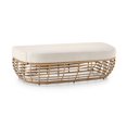 thumbnail image 2 of HOMETRENDS Dune 2-Piece Patio Loveseat & Ottoman - Taupe, 2 of 9