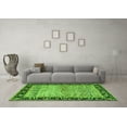 thumbnail image 3 of Ahgly Company Indoor Rectangle Oriental Green Modern Area Rugs, 2' x 3', 3 of 4