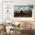 thumbnail image 4 of Elephant Stock Grand Teton Barn Wall Art - Horizontal Canvas Wall Art - Living Room Wall Decor - Architecture Canvas - Brown And Blue Decor - 12" x 8", 4 of 4