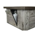thumbnail image 3 of Real Flame Forest Ridge Gas Fire Table Weathered Gray by, 3 of 7