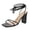 1-Black, variant on Women's Heels Chunky Block Strappy Square Open Toe Sandals Ankle Strap Heeled Dress Sandal Ladies Summer Wedding Party Shoes Size 6 Black
