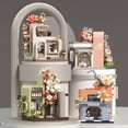 thumbnail image 2 of HI-REEKE Architecture Mini Building Block Set Vanilla Milk Tea Shop Building Toy Multi Color, 2 of 7