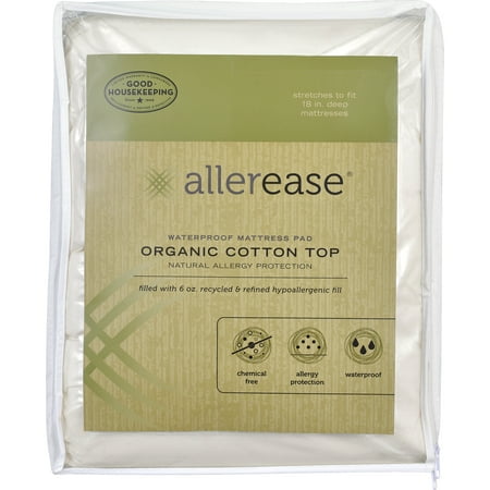 AllerEase Organic Cotton Cover Allergy Protection Waterproof Mattress