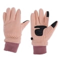 thumbnail image 1 of Guantes de ciclismo de dedo completo para mujer, guantes de motocicleta para escalar, motorizar, ciclismo, forro polar, rosa, talla única, 1 of 6